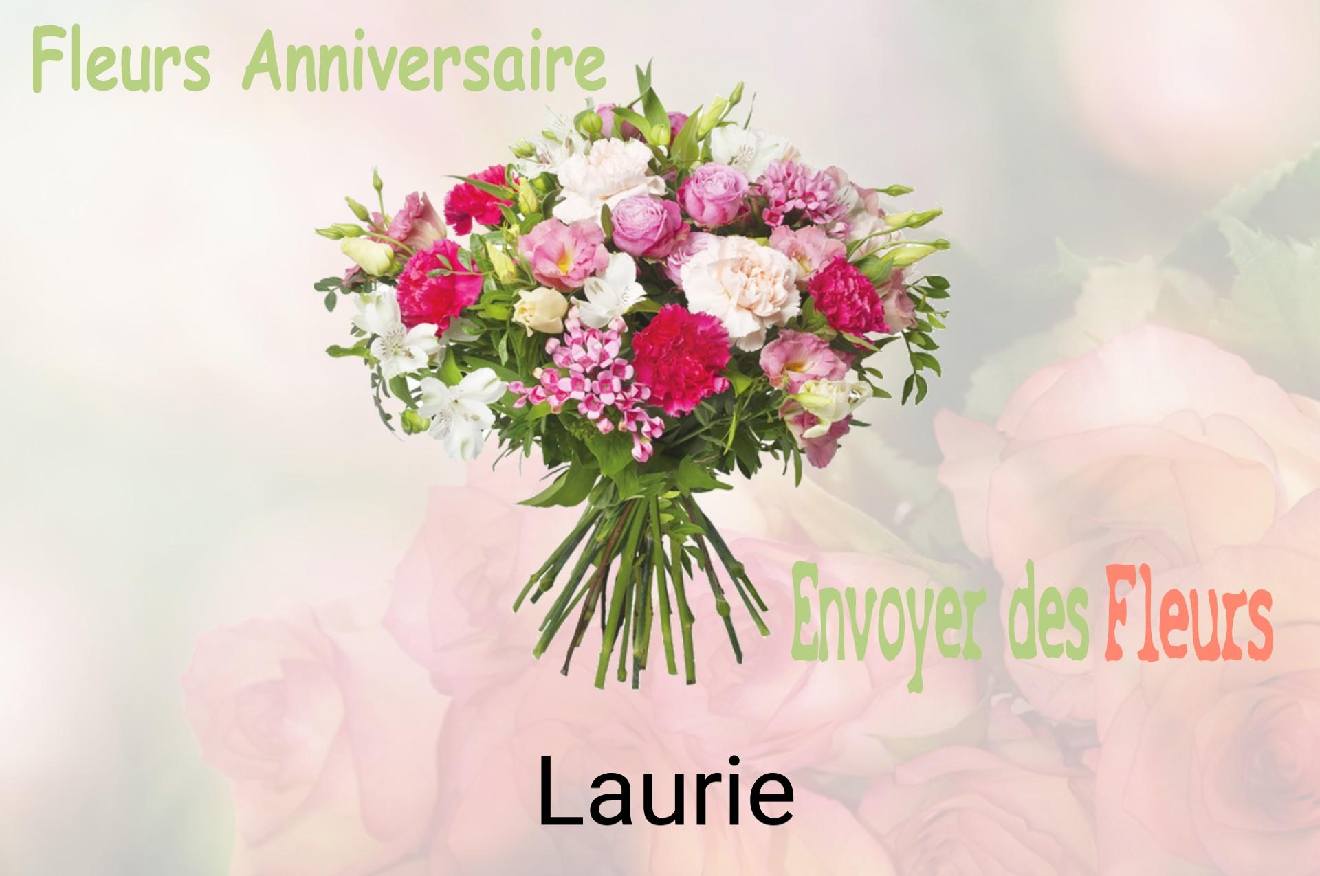 Bouquet de fleurs d’anniversaire livré à Laurie
